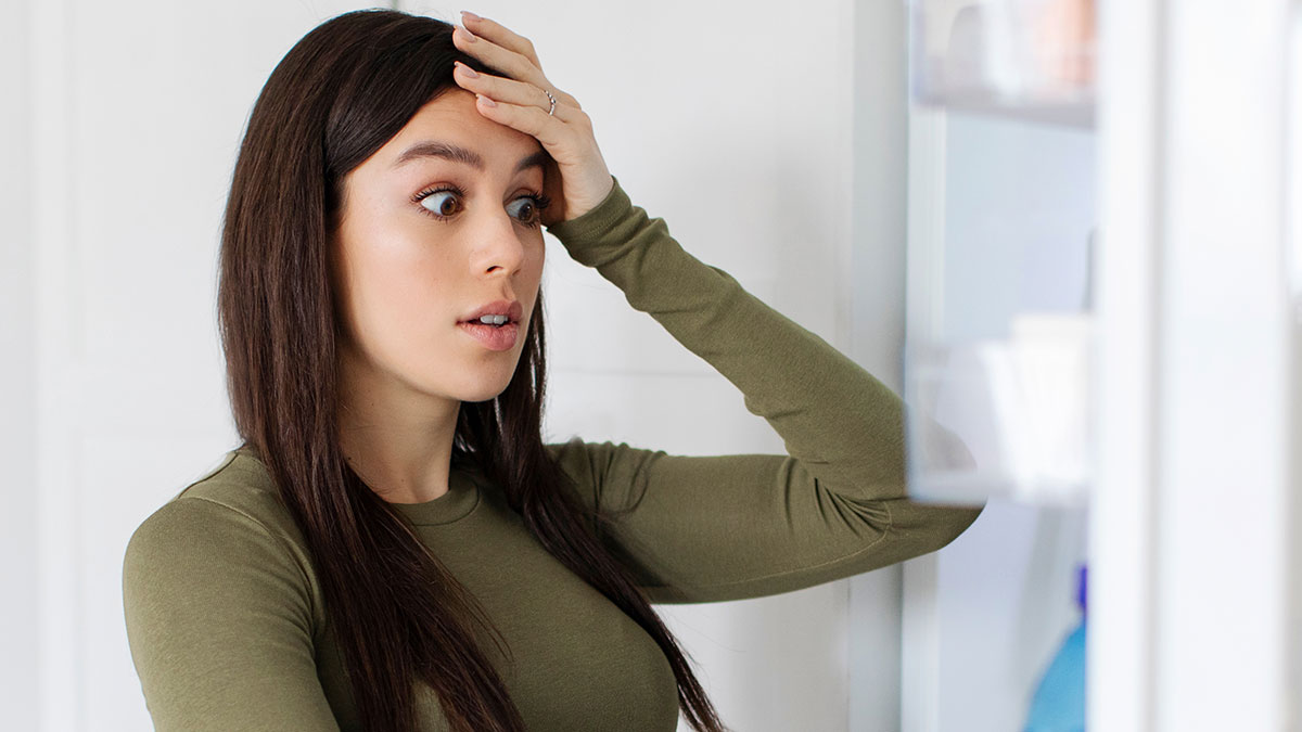 Woman in green top shocked and upset after learning sisteru2019s friends drank her irreplaceable champagne at home.