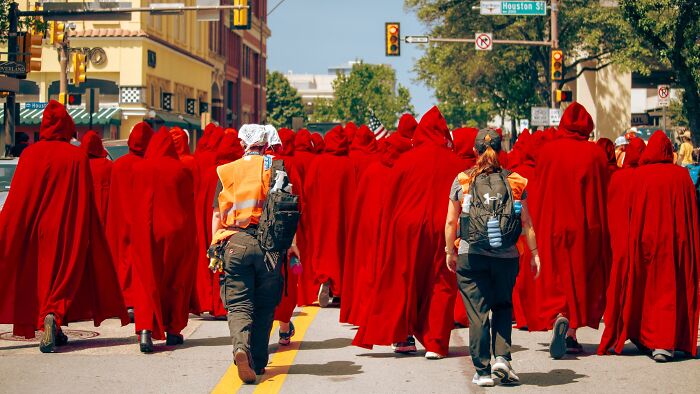 I Documented A ‘Handmaid’ Protest In Texas I Documented A ‘Handmaid’ Protest In Texas