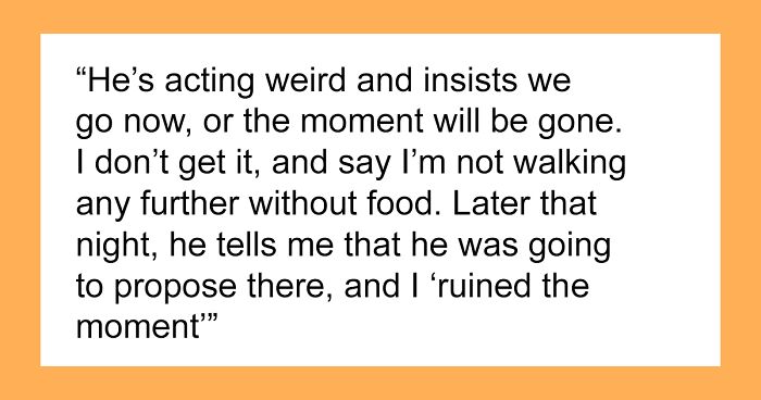 “Are You 6?”: Woman Ruins Her BF’s Proposal Because She Was Hangry, Splits The Internet