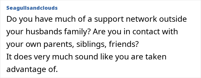 Text post discussing a wife who converts and adopts her husband’s culture but still feels like an outsider to in-laws.