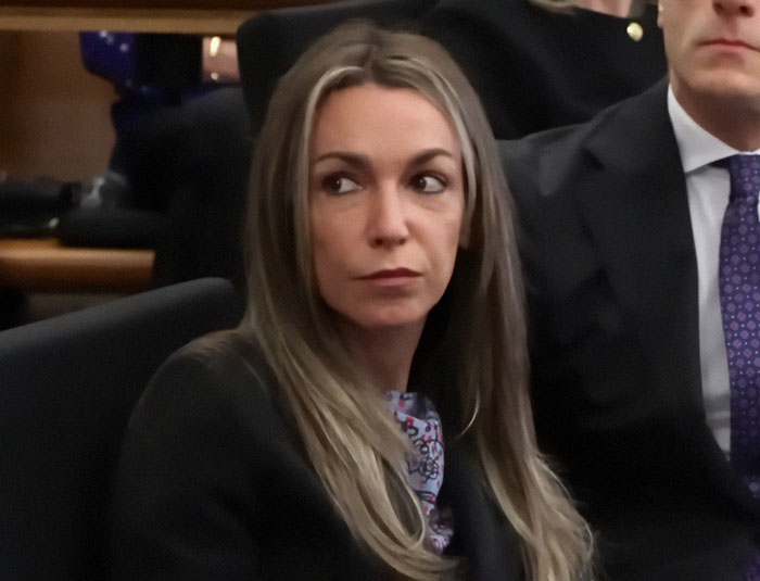 Karen Read in court, appearing composed during trial related to acquittal in slaying cop boyfriend case sparking mass fury. Karen Read in court, appearing composed during trial related to acquittal in slaying cop boyfriend case sparking mass fury.