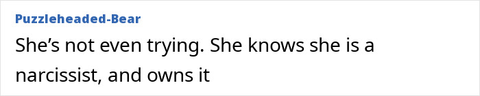 Screenshot of online comment criticizing Meghan Markle for being a narcissist and focusing on herself in birthday post. Screenshot of online comment criticizing Meghan Markle for being a narcissist and focusing on herself in birthday post.