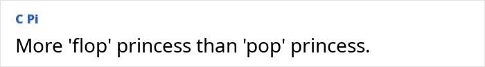Comment criticizing nepo grandbaby as talentless for complaining about luxurious life in a song directed by mom. Comment criticizing nepo grandbaby as talentless for complaining about luxurious life in a song directed by mom.