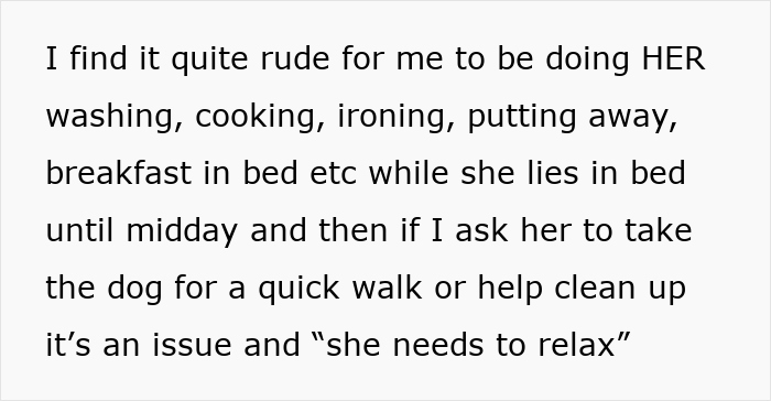 Alt text: Woman puts her heart and soul in relationship but faces torment while struggling with daily life tasks.