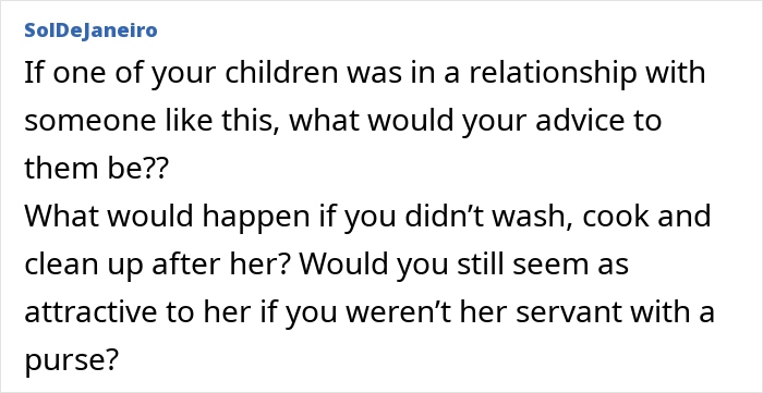 Text post with advice question about children in a relationship, focusing on struggling and torment in love life.