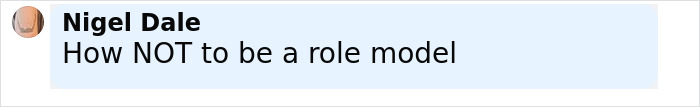 Text post by Nigel Dale saying How NOT to be a role model, related to Beyoncé roasted after cigarette stunt during show. Text post by Nigel Dale saying How NOT to be a role model, related to Beyoncé roasted after cigarette stunt during show.