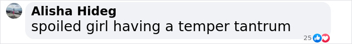 Comment calling Blake Lively a spoiled girl having a temper tantrum amid lawsuit against Justin Baldoni. Comment calling Blake Lively a spoiled girl having a temper tantrum amid lawsuit against Justin Baldoni.