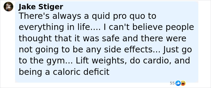 Screenshot of a social media comment discussing concerns about organ-destroying Ozempic and Mounjaro side effects. Screenshot of a social media comment discussing concerns about organ-destroying Ozempic and Mounjaro side effects.