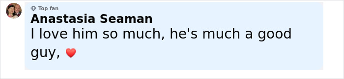 Alt text: Comment from Anastasia Seaman expressing love and support for Pedro Pascal following his criticism of JK Rowling. Alt text: Comment from Anastasia Seaman expressing love and support for Pedro Pascal following his criticism of JK Rowling.