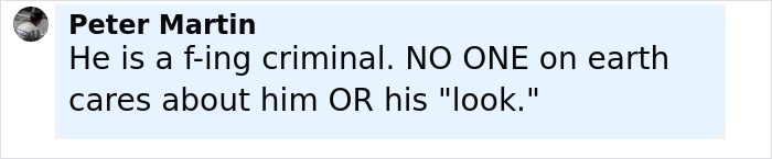 Comment by Peter Martin criticizing a subject, reflecting public reactions to coverage by Diddy court sketch artist. Comment by Peter Martin criticizing a subject, reflecting public reactions to coverage by Diddy court sketch artist.
