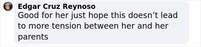 Comment from Edgar Cruz Reynoso expressing hope that the missing 15-year-old girl found alive avoids family tension. Comment from Edgar Cruz Reynoso expressing hope that the missing 15-year-old girl found alive avoids family tension.
