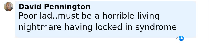 Comment text discussing the man stuck with locked-in syndrome after visiting a chiropractor for neck pain. Comment text discussing the man stuck with locked-in syndrome after visiting a chiropractor for neck pain.