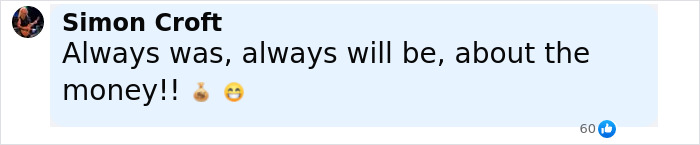 Comment by Simon Croft expressing a view about money, related to Aboriginal artist and debate on King Charles at Buckingham Palace. Comment by Simon Croft expressing a view about money, related to Aboriginal artist and debate on King Charles at Buckingham Palace.