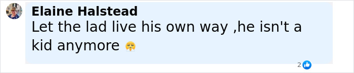 Comment by Elaine Halstead expressing support for Brooklyn Beckham wanting no contact with parents amid feud. Comment by Elaine Halstead expressing support for Brooklyn Beckham wanting no contact with parents amid feud.