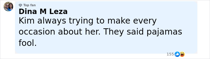 Comment from Dina M Leza about pajama-themed afterparty, discussing racy revealing looks at Jeff Bezos and Lauren Sánchez event. Comment from Dina M Leza about pajama-themed afterparty, discussing racy revealing looks at Jeff Bezos and Lauren Sánchez event.