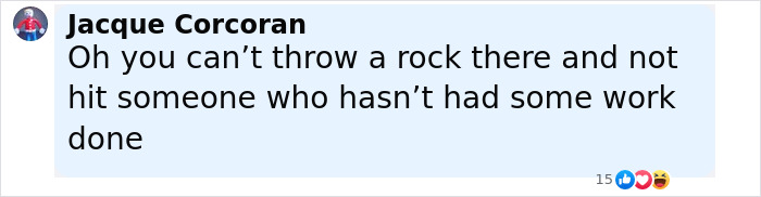 Comment on social media thread discussing Tom Cruise sparking Botox rumors after reuniting with Brad Pitt at F1 premiere. Comment on social media thread discussing Tom Cruise sparking Botox rumors after reuniting with Brad Pitt at F1 premiere.