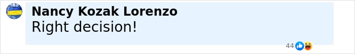 Comment from Nancy Kozak Lorenzo praising the decision about Brad Pitt cutting off contact with his sons after a damaging post. Comment from Nancy Kozak Lorenzo praising the decision about Brad Pitt cutting off contact with his sons after a damaging post.