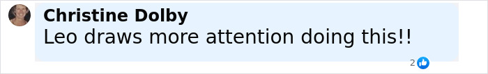 Comment from Christine Dolby saying Leo draws more attention, related to celebrity looks after weekend partying for Jeff Bezos and Lauren Sánchez's wedding. Comment from Christine Dolby saying Leo draws more attention, related to celebrity looks after weekend partying for Jeff Bezos and Lauren Sánchez's wedding.