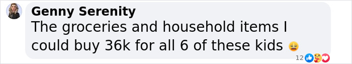 Comment criticizing Taylor Swift's Eras Tour wealth display, comparing it to a GoFundMe for groceries and household items. Comment criticizing Taylor Swift's Eras Tour wealth display, comparing it to a GoFundMe for groceries and household items.