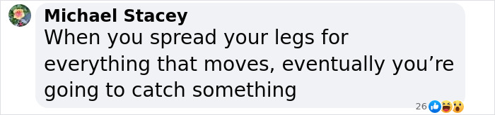 Comment by Michael Stacey expressing a cynical view on catching infections related to Miley Cyrus’ brutal infection speculation. Comment by Michael Stacey expressing a cynical view on catching infections related to Miley Cyrus’ brutal infection speculation.