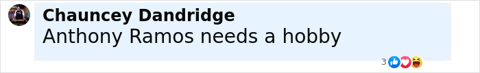 Comment by Chauncey Dandridge about Anthony Ramos, related to Madonna slammed by Hamilton star for disrespectful behavior during show. Comment by Chauncey Dandridge about Anthony Ramos, related to Madonna slammed by Hamilton star for disrespectful behavior during show.
