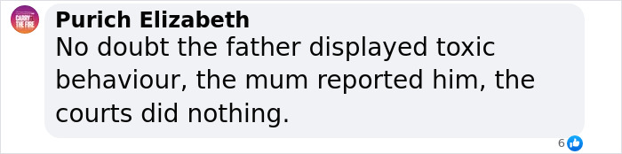Comment about fugitive dad and toxic behavior by the father after blood not belonging to a human was found. Comment about fugitive dad and toxic behavior by the father after blood not belonging to a human was found.