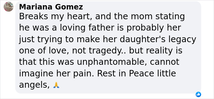 Comment expressing heartbreak over tragedy involving fugitive dad and three daughters, mentioning legacy and pain. Comment expressing heartbreak over tragedy involving fugitive dad and three daughters, mentioning legacy and pain.