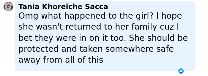 Comment expressing concern for the safety of a girl involved in disturbing criminal case at Disneyland. Comment expressing concern for the safety of a girl involved in disturbing criminal case at Disneyland.