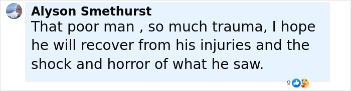 Comment by Alyson Smethurst expressing hope for recovery of sole survivor of Air India crash from trauma and injuries. Comment by Alyson Smethurst expressing hope for recovery of sole survivor of Air India crash from trauma and injuries.