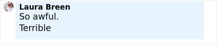 Comment from Laura Breen expressing shock and sorrow over Travis Decker’s neighbor recalling a weird encounter before 3 girls were found lifeless.