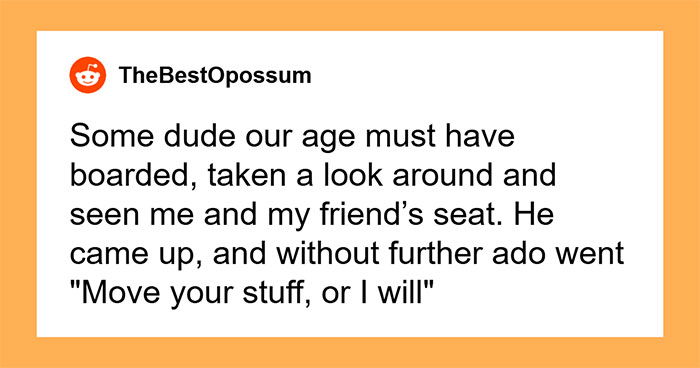 Train Passenger Tries To Claim Taken Seat, Gets Outplayed In The Most Satisfying Way