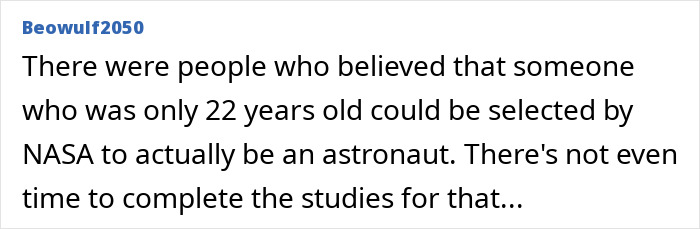 After 22-Year-Old 'Astronaut' Convinced Social Media She Was Chosen For Space Flight, NASA Responds After 22-Year-Old 'Astronaut' Convinced Social Media She Was Chosen For Space Flight, NASA Responds