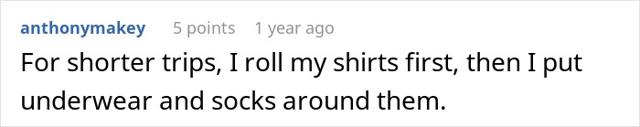 Comment about packing tip to avoid delays in TSA security line before boarding a flight. Comment about packing tip to avoid delays in TSA security line before boarding a flight.