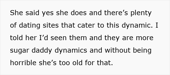 Text excerpt discussing dating sites and dynamics related to tradwife lifestyle and husband’s perspective on it. Text excerpt discussing dating sites and dynamics related to tradwife lifestyle and husband’s perspective on it.