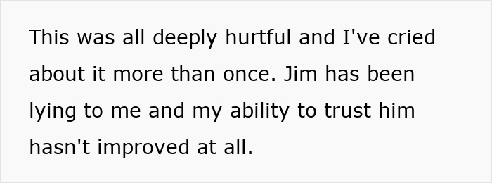 Text excerpt about emotional pain and trust issues related to a lady accused of cheating due to daughter's dark skin. Text excerpt about emotional pain and trust issues related to a lady accused of cheating due to daughter's dark skin.