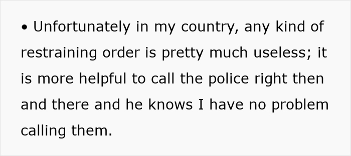 Text highlighting a struggle between father and son involving changing locks and police intervention in a home dispute. Text highlighting a struggle between father and son involving changing locks and police intervention in a home dispute.