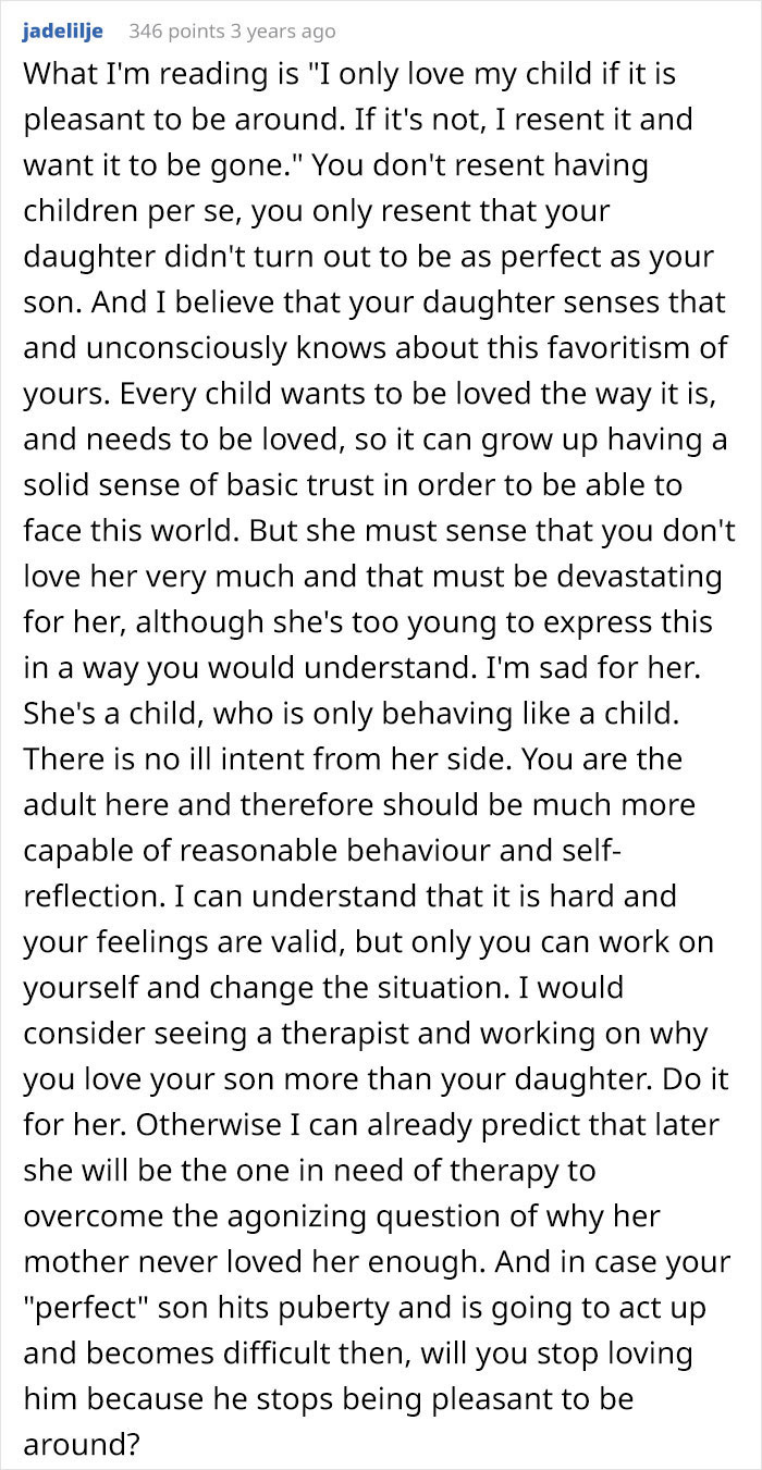 Commenter discusses a mom's brutally honest confession sparking backlash about parenting and love for children.