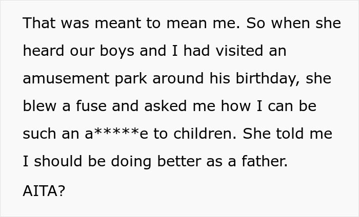 Text discussing a woman who cheats on her partner and expects him to care for her children with other men. Text discussing a woman who cheats on her partner and expects him to care for her children with other men.