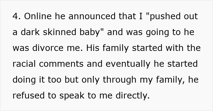 Alt text: Woman accused of cheating due to daughter's dark skin faces racial comments and husband's divorce threats online. Alt text: Woman accused of cheating due to daughter's dark skin faces racial comments and husband's divorce threats online.