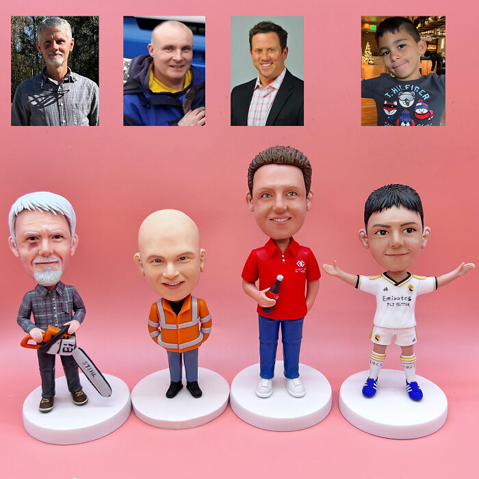 We Turn People’s Photos Into Custom Bobbleheads, And Some Of These Results Are Hilariously Adorable