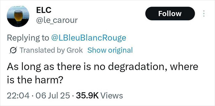 Screenshot of a Twitter reply discussing harm and degradation related to Tour De France fans standing on graves. Screenshot of a Twitter reply discussing harm and degradation related to Tour De France fans standing on graves.
