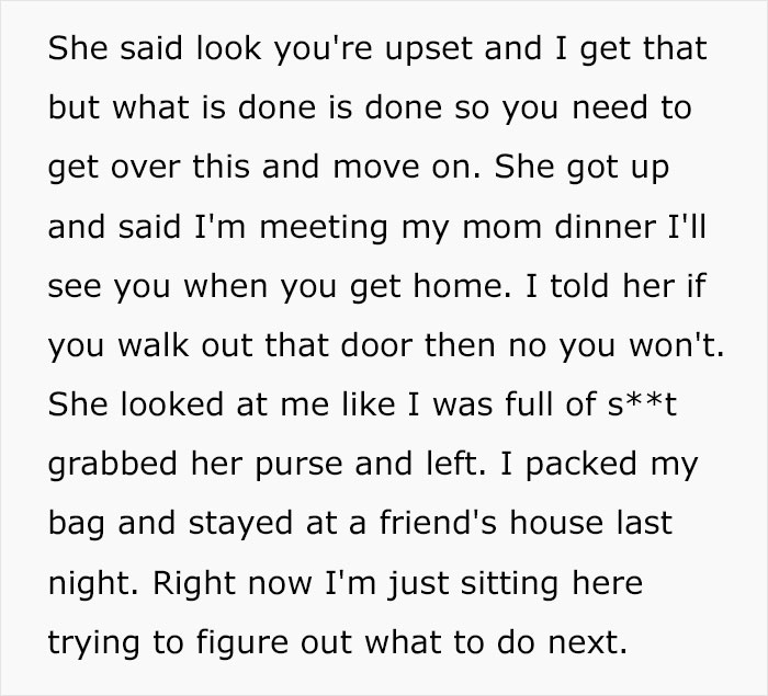 Text message conversation describing a husband feeling sick after realizing who their son is named after, expressing distress. Text message conversation describing a husband feeling sick after realizing who their son is named after, expressing distress.