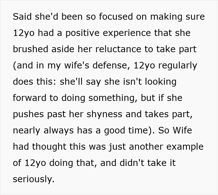 Text excerpt discussing a mom focused on giving her 12-year-old daughter a positive menstruation celebration experience. Text excerpt discussing a mom focused on giving her 12-year-old daughter a positive menstruation celebration experience.