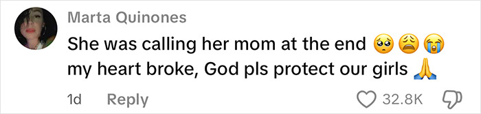 Comment expressing heartbreak and plea to protect girls after brutal subway platform attack shown in viral video. Comment expressing heartbreak and plea to protect girls after brutal subway platform attack shown in viral video.