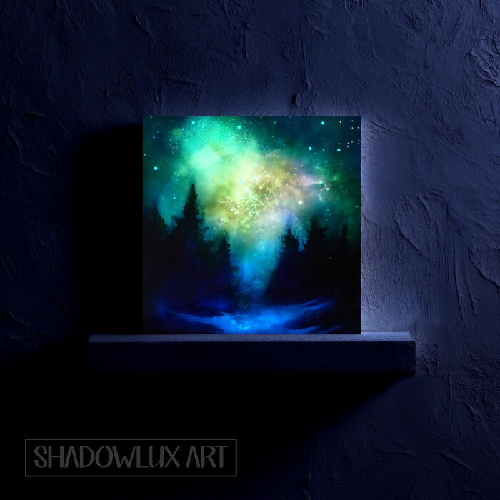 Glow In The Dark Starry Night Sky Paintings Glow In The Dark Starry Night Sky Paintings
