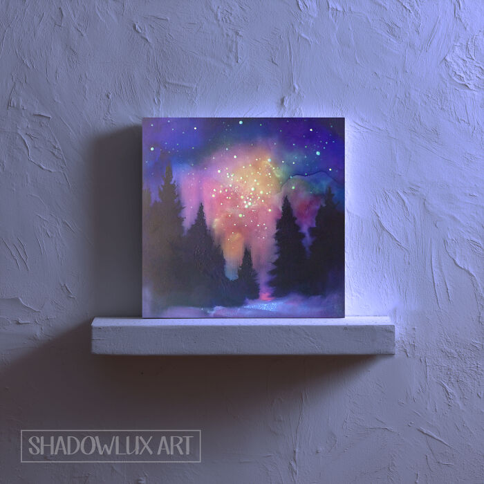 Glow In The Dark Starry Night Sky Paintings Glow In The Dark Starry Night Sky Paintings
