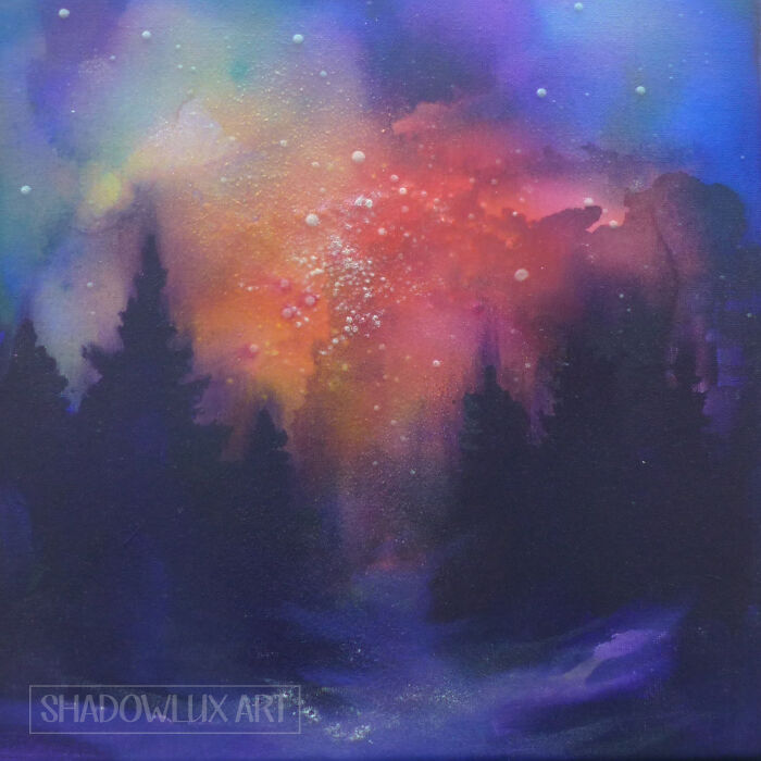 Glow In The Dark Starry Night Sky Paintings Glow In The Dark Starry Night Sky Paintings