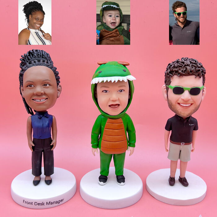 We Turn People’s Photos Into Custom Bobbleheads, And Some Of These Results Are Hilariously Adorable