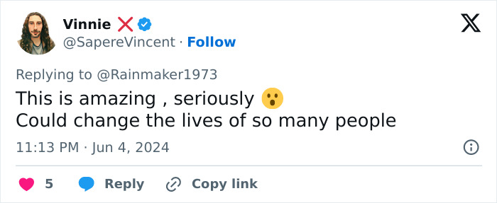 User reaction on social media expressing amazement at scientists' tooth regrowth breakthrough potentially replacing dentures and implants User reaction on social media expressing amazement at scientists' tooth regrowth breakthrough potentially replacing dentures and implants