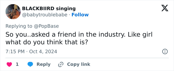 Screenshot of a tweet discussing Billie Eilish fans buzzing after learning who her parents are, nepo baby topic. Screenshot of a tweet discussing Billie Eilish fans buzzing after learning who her parents are, nepo baby topic.